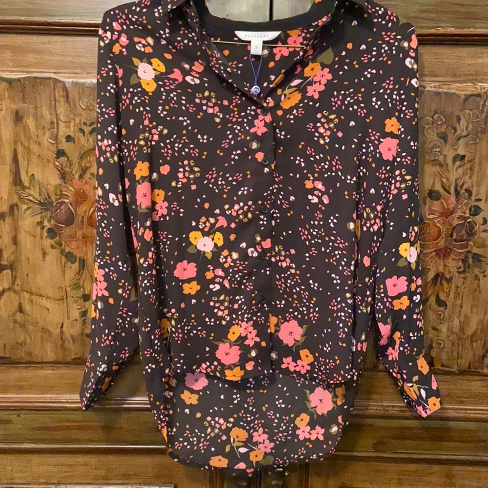 NWT Blouse with Back Longer than Front